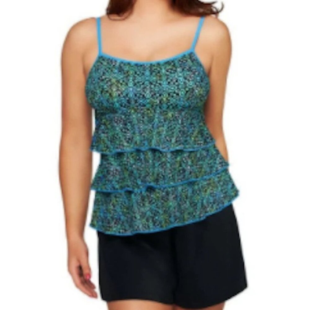 Fit 4 U Ruffle Skortini Bathing Suit Set